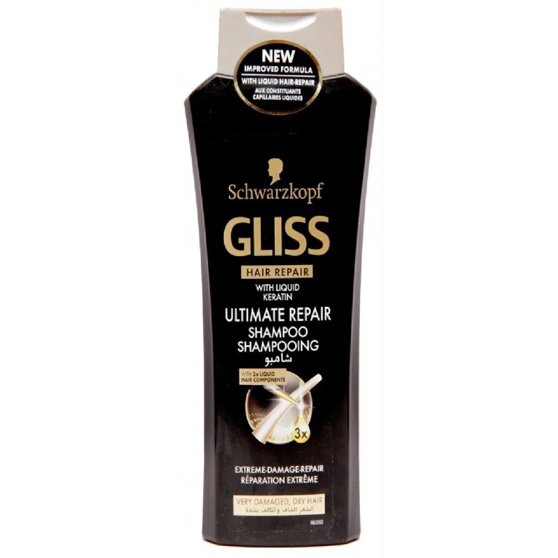شامپو بازسازی کننده مو گلیس اولتیمیت  Gliss Anti Aging Ultimate Repair Shampoo