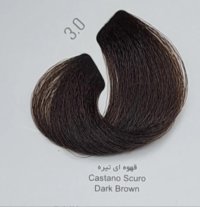 رنگ موی آلفرد شماره طبیعی 3.0 قهوه ای تیره