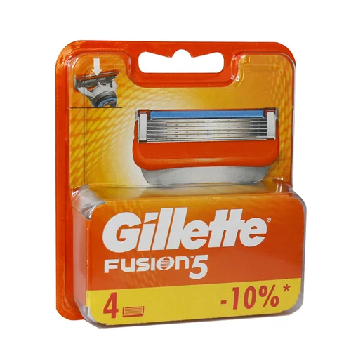 تیغ یدک ژیلت فیوژن 5 Gillette Fusion بسته 4 عددی