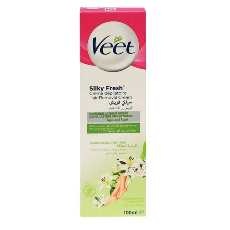 کرم موبر بدن ویت مخصوص پوست خشک Veet Silky Fresh