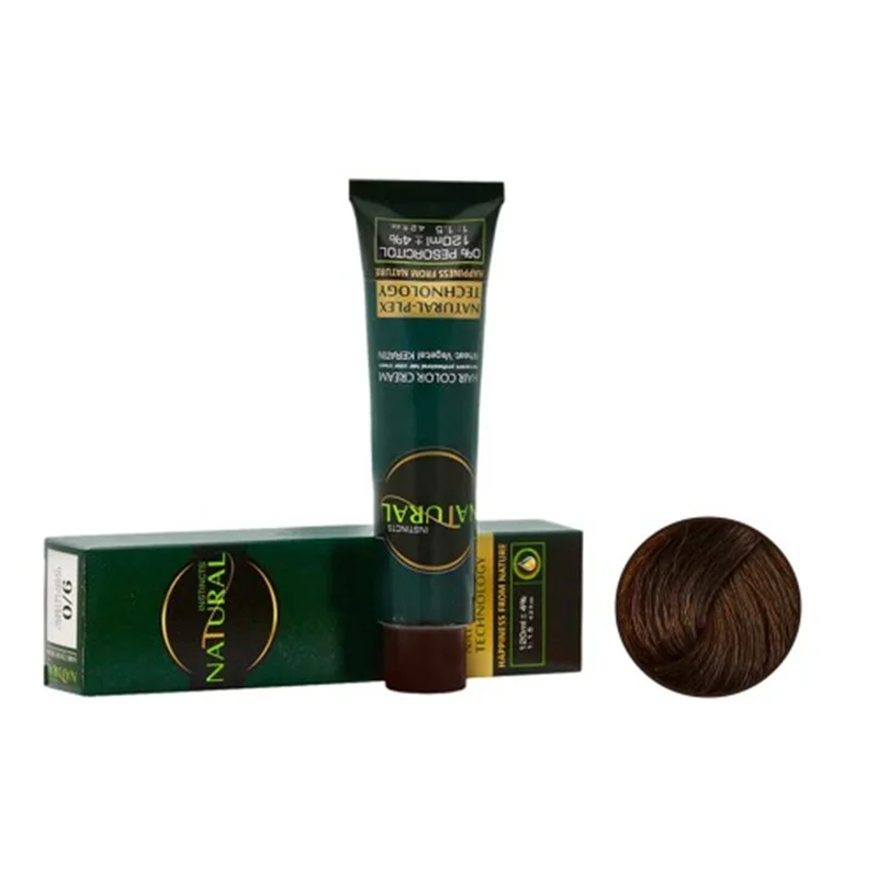 رنگ مو نچرال اینیستینکس سری طبیعی شماره 5.0 قهوه ای روشن