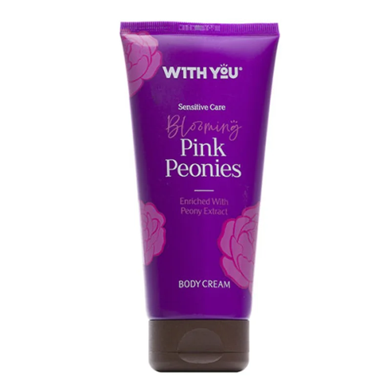 کرم مرطوب کننده بدن WITH YOU مدل Pink Peonies