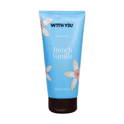 کرم مرطوب کننده بدن WITH YOU مدل French Vanilla