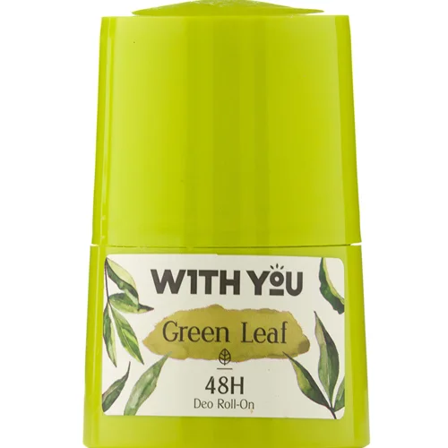 مام رول ضدتعریق زنانه WITH YOU مدل Green Leaf