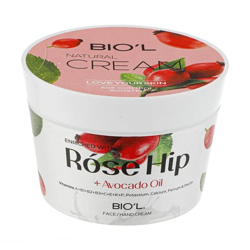 کرم مرطوب کننده دست و صورت بیول مخصوص پوست خشک و آسیب دیده، حاوی عصاره رز هیپ و آووکادو