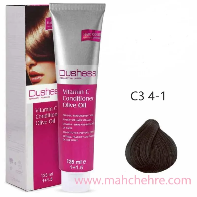 رنگ مو دوشس سری دودی قهوه ای دودی متوسط C3 4-1
